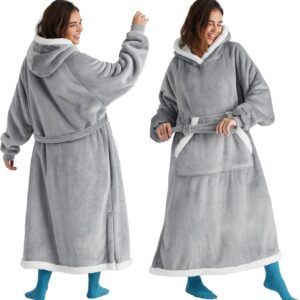 Bedsure Wearable Blanket Hoodie Women